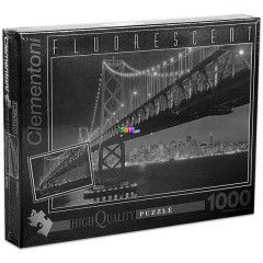 Puzzle - San Francisco, 1000 db, fluoreszkl