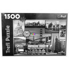 Puzzle - San Francisco kollzs, 1500 db