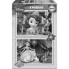 Puzzle - Sofia hercegnő, 2x20 db