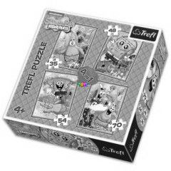 Puzzle - SpongyaBob, 4 az 1-ben