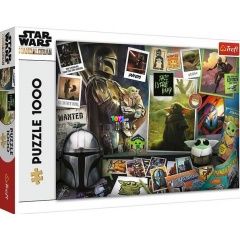 Puzzle - Star Wars - A mandalóri és Baby Yoda, 1000 db