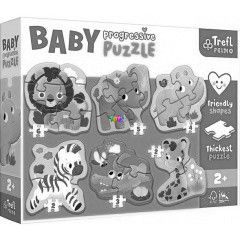 Puzzle - Szafari, 6 db