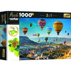Puzzle - Színes hőlégballonok, 1000 db