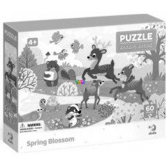Puzzle - Tavaszi virgzs, 60 db