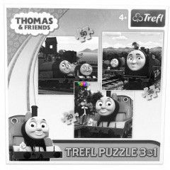 Puzzle - Thomas, a gzmozdony, 3 az 1-ben