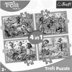 Puzzle - Trefli mka, 4 az 1-ben