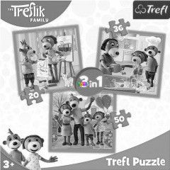 Puzzle - Treflik - Mkzzunk egytt, 3 az 1-ben puzzle