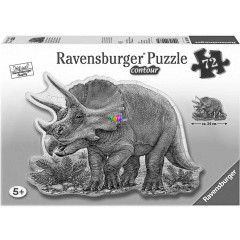 Puzzle - Triceratops, 72 db
