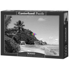 Puzzle - Trópusi tengerpart, Seychelle-szigetek, 3000 db