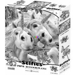 Puzzle - Unikornis szelfi, 100 db