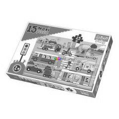 Puzzle - Vrosi jrmvek, 15 db