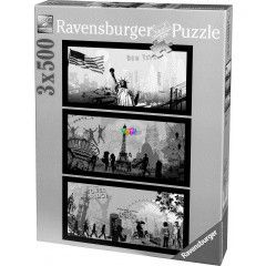 Puzzle - Vrosi ltkpek, 3x500 db