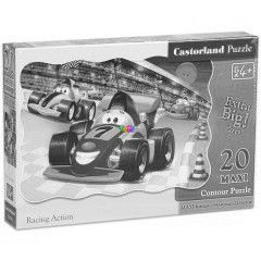 Puzzle - Versenyautk, 20 db