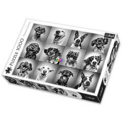 Puzzle - Vicces kutyk, 1000 db