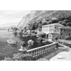 Puzzle - Villa a Como-t partjn, 500 db
