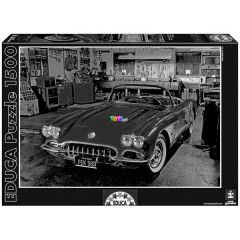Puzzle - Vintage garázs, 1500 db