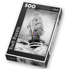 Puzzle - Vitorls haj a viharos tengeren, 500 db