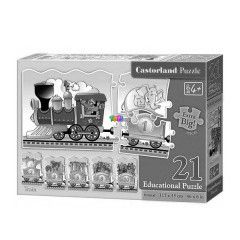 Puzzle - Vonat, 21 db