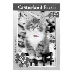 Puzzle - Vrs-fehr cica, 54 db