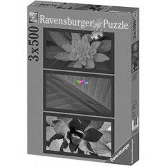 Puzzle - Zld hangulat, 3x500 db