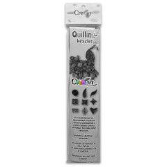 Quilling papr alapkszlet 15-fle sznnel, 900 darabos