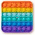 Rainbow Push Popper stresszold jtk - Ngyzet