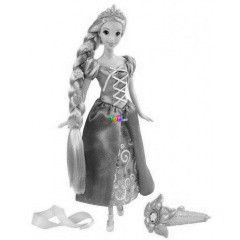 Rapunzel 30 cm-es baba fonott hajjal