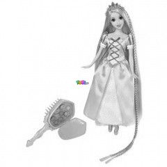 Rapunzel - 30 cm-es baba, nagy fsvel