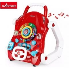 Rastar - 3 az 1-ben zenélő járássegítő, piros