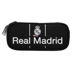 Real Madrid - Címeres bedobós tolltartó, fekete