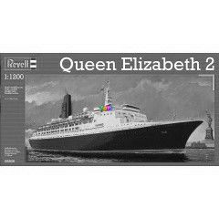 Revell - Queen Elizabeth 2 haj modell, 1:1200