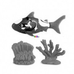 RoboFish a robothal, korallal - Piros cpa