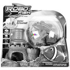 RoboFish elemes robothal - Zld hal lila vrral