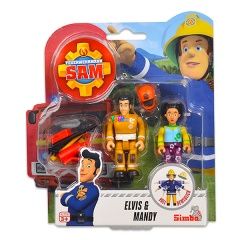 Sam, a tűzoltó - Elvis és Mandy, 2 darabos figura