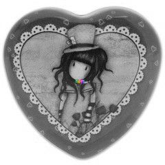 Santoro Gorjuss - The Hatter szv alak fmdobozka