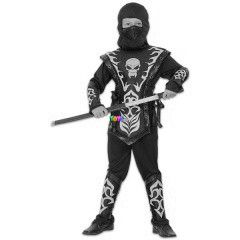 Srga koponya ninja jelmez - 110-120 cm-es mret, srga