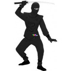 Srkny ninja jelmez - 158 - as mret, piros