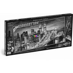 Schipper - Fests szmok szerint - Manhattan at Night, 40 x 80 cm fekv