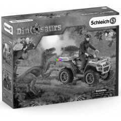 Schleich - Menekls quaddal a Velociraptor ell