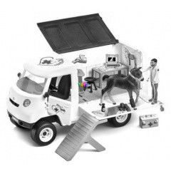 Schleich - Mobil llatorvos hannoveri csikval