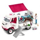 Schleich - Mobil llatorvos hannoveri csikval