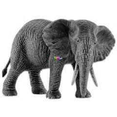 Schleich - Nstny afrikai elefnttehn figura