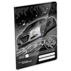 Sima fzet - Super Racecar - Blue Thunder, A5-s