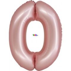 Smart - Szmos flia lufi, matt pink, 76 cm - 0