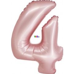 Smart - Szmos flia lufi, matt pink, 76 cm - 4