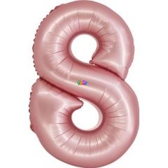 Smart - Szmos flia lufi, matt pink, 76 cm - 8