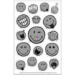 Smiley vicces arcok matrica, 3 v