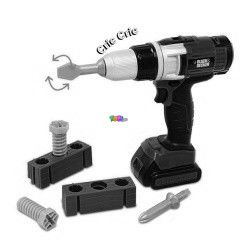 Smoby - Black and Decker fr s csavarbehajt szett