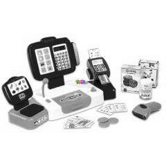 Smoby - Elektronikus pnztrgp mrleggel, piros sznben