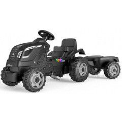 Smoby - Farmer XL traktor untnfutval - fekete, 144 x 44 x 55 cm